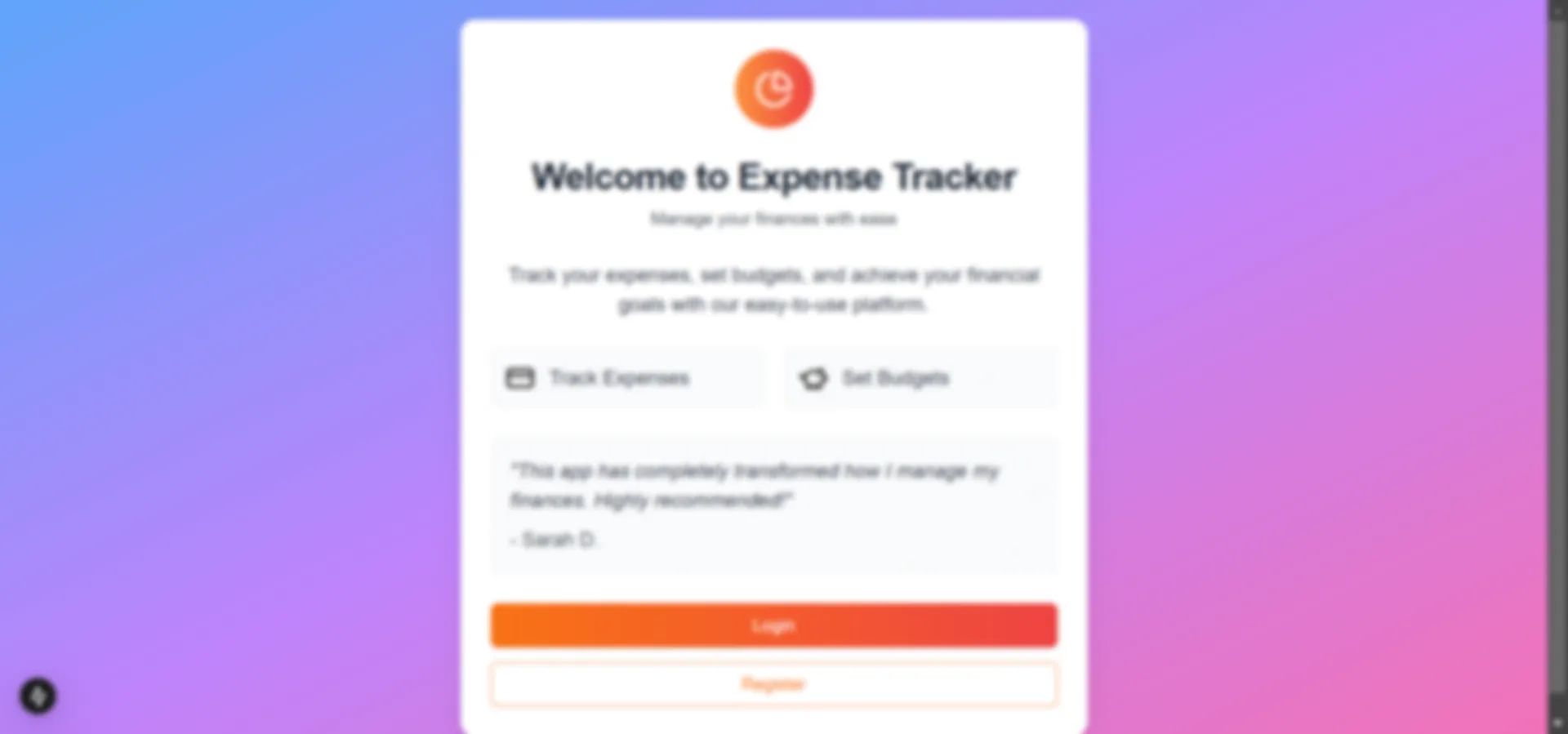 Expense Tracker